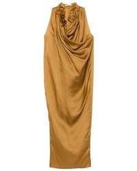 KHAITE - Draped Maxi Dress - Lyst