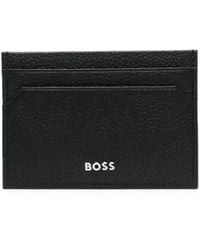 BOSS - Logo-Lettering Card Holder - Lyst