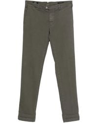 Mason's - Cuffed Straight-Leg Trousers - Lyst