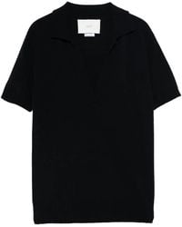 Vanisé - Polo-Collar Knitted T-Shirt - Lyst