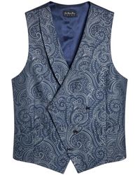 L.B.M. 1911 - Paisley-Print Double-Breasted Waistcoat - Lyst