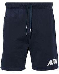 Autry - Pantalones cortos de chándal con logo - Lyst