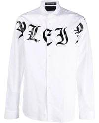 Philipp Plein - Sugar Daddy Logo-Print Shirt - Lyst