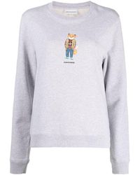 Maison Kitsuné - Sweatshirt With Print - Lyst