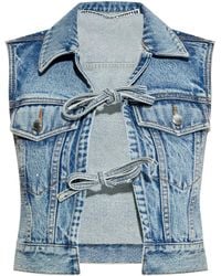 Alexander Wang - Oberteil aus Denim - Lyst