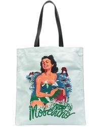 Moschino - Borsa Tote Con Stampa - Lyst