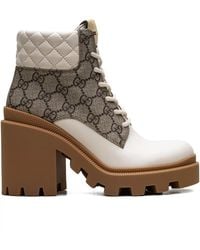 Gucci - GG Ankle Boot - Lyst