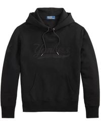 Polo Ralph Lauren - Logo-Embroidered Drawstring Cotton Hoodie - Lyst