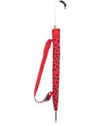 Moschino - Polka-Dot And Heart-Print Umbrella - Lyst