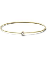 Shihara - 18Kt One Stone Hoop Diamond Bracelet - Lyst