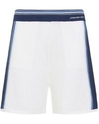 CASABLANCA - Mesh Stripes Shorts - Lyst