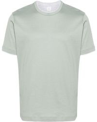 Eleventy - Layered Cotton T-shirt - Lyst