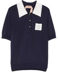 N°21 - クロシェトリム ポロシャツ - Lyst