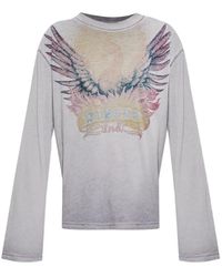 DIESEL - T-Hilary-Ls T-Shirt - Lyst