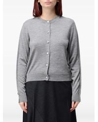 Tela - Button-Up Wool Cardigan - Lyst