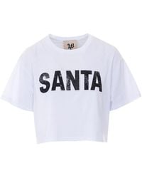Aniye By - Santa Cropped T-Shirt - Lyst