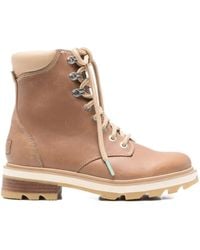 Sorel - レースアップ レザーブーツ - Lyst