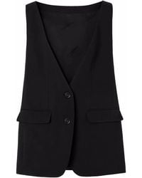 Burberry - Chaqueta de vestir sin mangas - Lyst