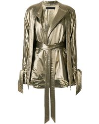 Roland Mouret Albertin Lurex Jacket - Metallic