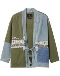 FIVE CM - Patchwork Shirt Jacket - Lyst