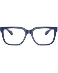 Versace - Verzierte Brille Mit Eckigem Gestell - Lyst