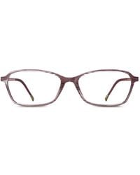 Silhouette - Illusion Brille Mit Eckigem Gestell - Lyst