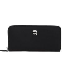 Karl Lagerfeld - Cartera Ikon con cremallera - Lyst