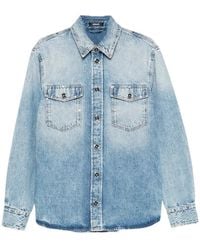 Versace - Studded-Pocket Shirt - Lyst