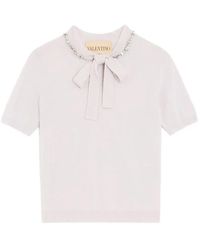 Valentino Garavani - Embroidered Wool Sweater - Lyst