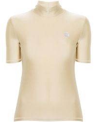 Coperni - Logo-Print High-Neck T-Shirt - Lyst