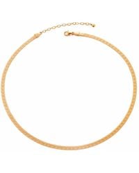 Monica Vinader - Heart Snake Chain Choker Necklace - Lyst