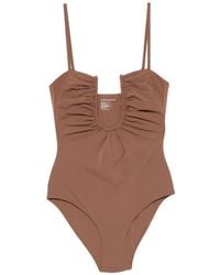 Christopher Esber - Arced Ruched Swimsuit - Lyst