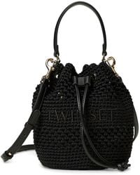 Twinset - Borsa A Secchiello Con Ricamo - Lyst