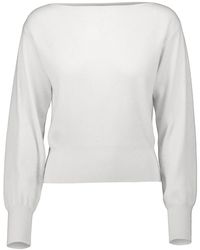 Allude - Top Met Boothals - Lyst