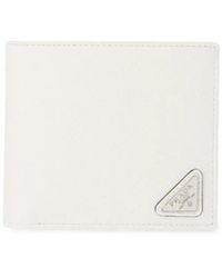 Prada - Saffiano Leather Bi-Fold Wallet - Lyst