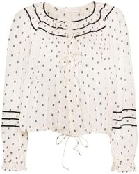 Ulla Johnson - Francoise Embroidered Blouse - Lyst