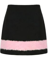MSGM - Minigonna Con Bordo - Lyst