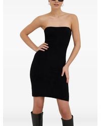 Herskind - Geribbelde Strapless Mini-Jurk - Lyst