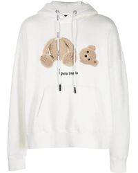 Palm Angels - Bear-print Hoodie - Lyst