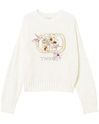 Twinset - Oval T Embroidered Jumper - Lyst