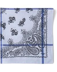Prada - Foulard Volanté À Franges - Lyst