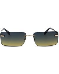 Calvin Klein - Rectangle-Frame Sunglasses - Lyst