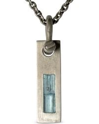 Parts Of 4 - Aquamarine Plate Necklace - Lyst