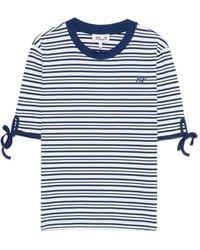 Baum und Pferdgarten - Janet Striped Tie-Sleeve Top - Lyst