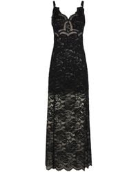 Rabanne - Abito Lungo Con Ricamo - Lyst