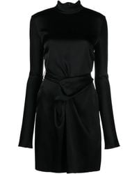 Nanushka - Charon Twisted Satin Dress - Lyst