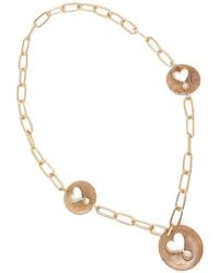 Lola Casademunt - Heart-Charm Chain-Link Necklace - Lyst