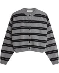 Minimum - Assiana Horizontal-Stripe Cardigan - Lyst