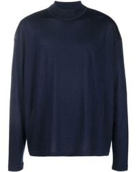 Jil Sander - Fine-Knit Mock-Neck Jumper - Lyst