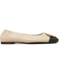 Tory Burch - Claire Cap-toe Ballerina Shoes - Lyst